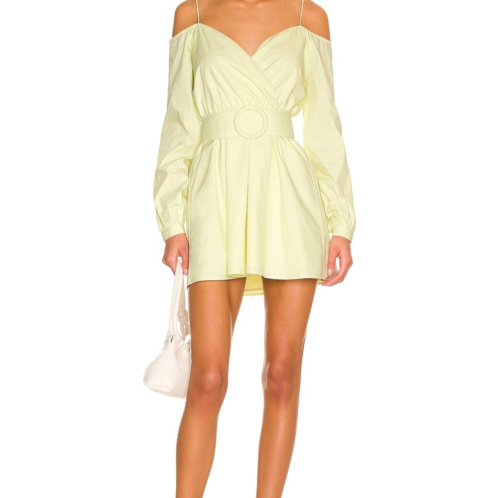 MORE TO COME Leia Off Shoulder Dress